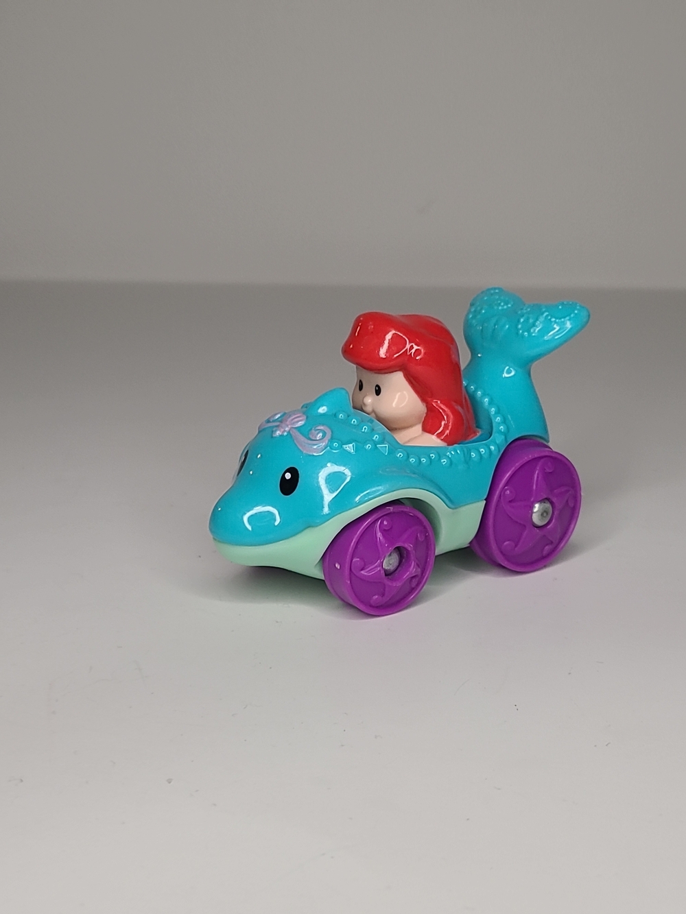 Little People Wheelies Disney Princess Ariel Little Mermaid Dolphin Car